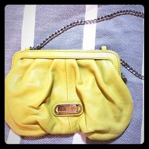 Jennifer Lopez clutch w/ silver strap